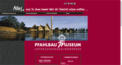 Desktop Screenshot of pfahlbauten.de