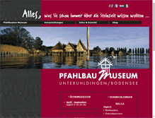 Tablet Screenshot of pfahlbauten.de